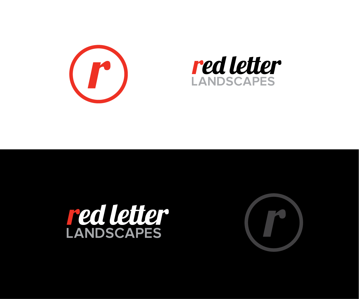 Logo Design by bluejet for Red Letter Landscapes | Design #29962802