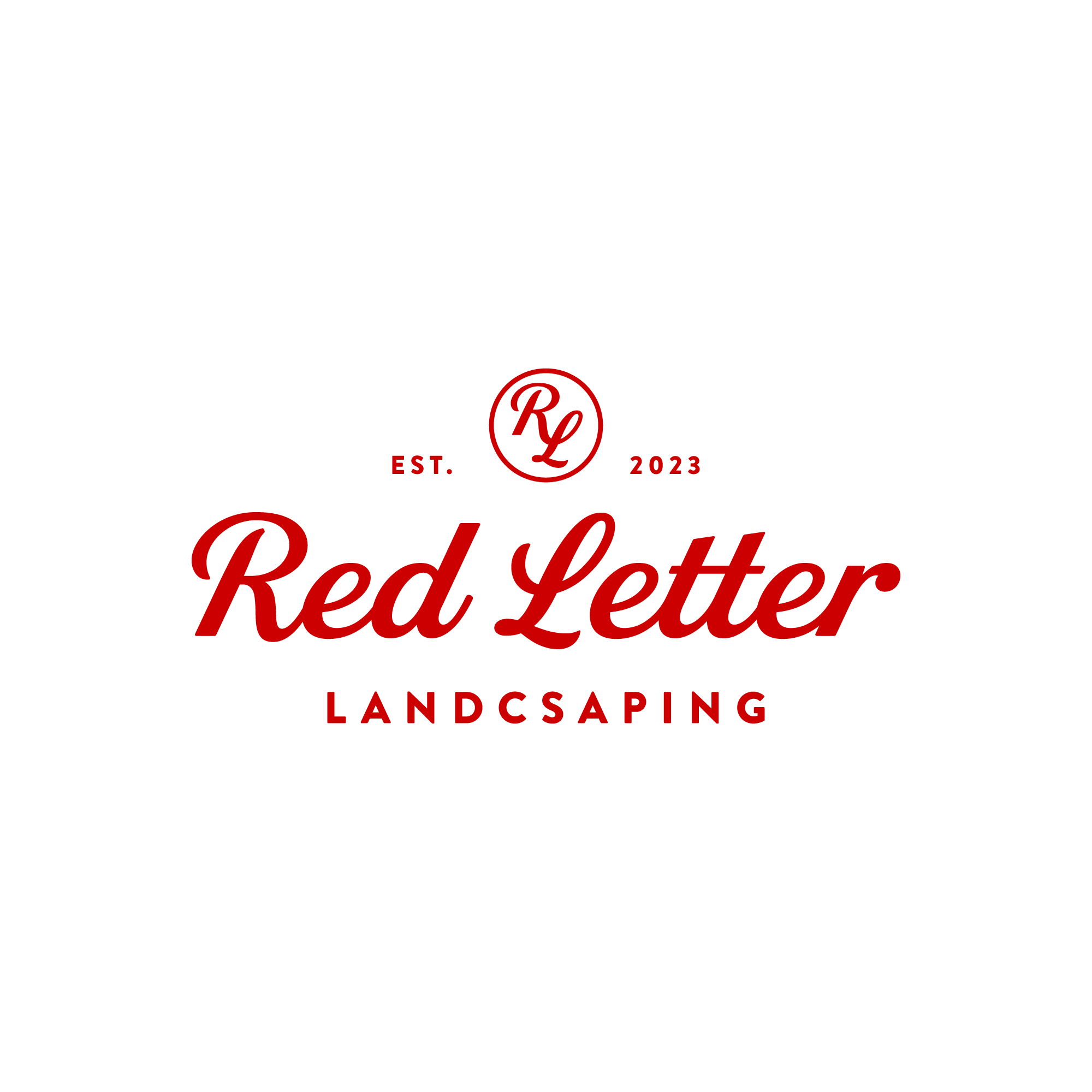 Logo Design by AlexMorisseau for Red Letter Landscapes | Design #29960319