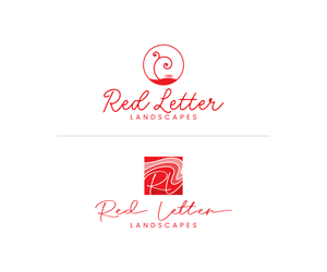 Logo Design by DreamzINSIDE for Red Letter Landscapes | Design #29970813