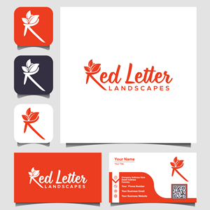 Logo Design by Anamul Burhan for Red Letter Landscapes | Design: #29954224