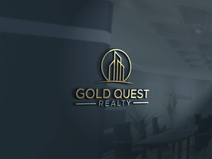 Logo Design by Visionary Creations for Gold Quest Realty  | Design: #29958783