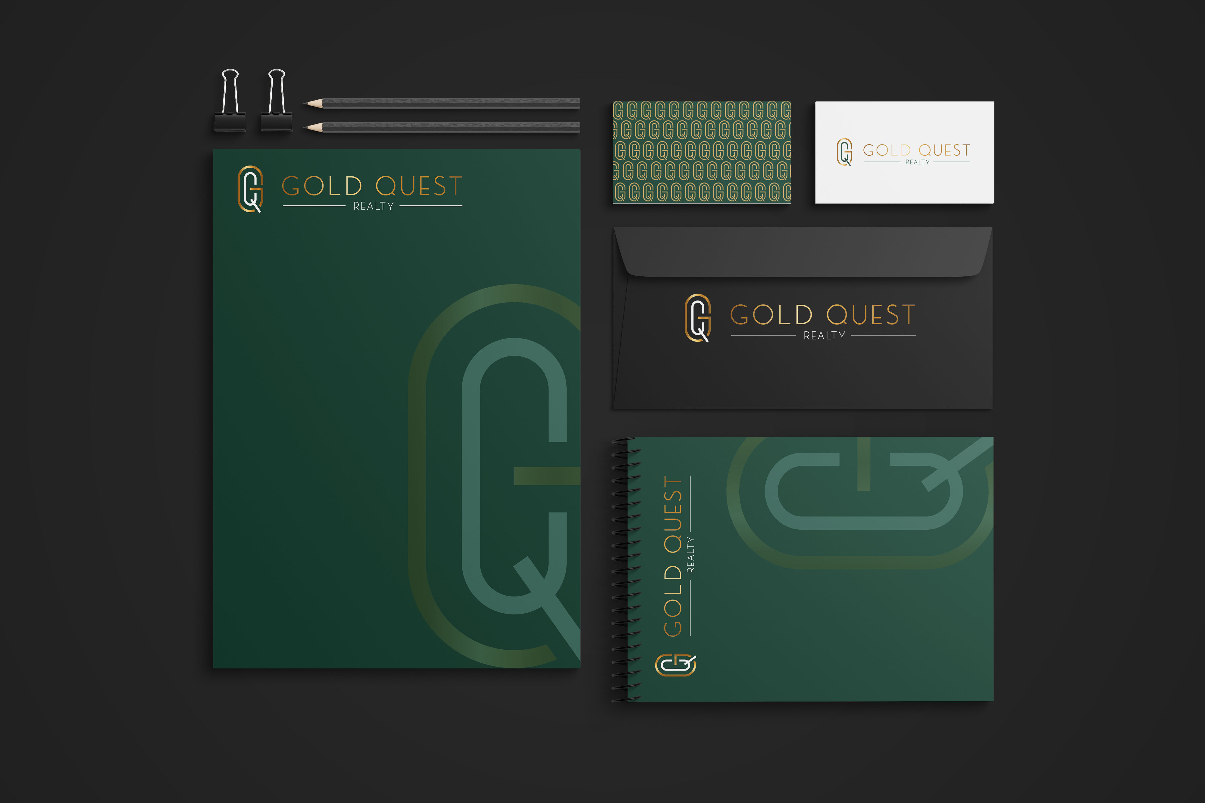 Logo Design by Graphixpointt for Gold Quest Realty  | Design #29943432