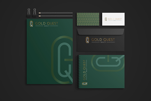 Logo Design by Graphixpointt for Gold Quest Realty  | Design: #29943432