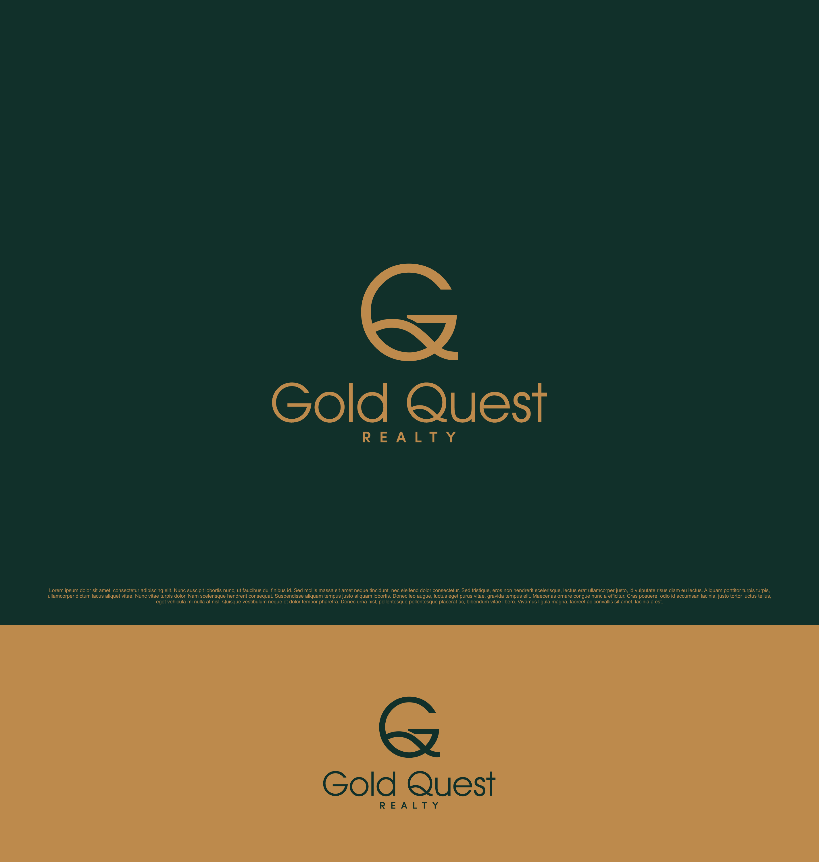 Diseño de Logo por saesean para Gold Quest Realty  | Diseño #29956772