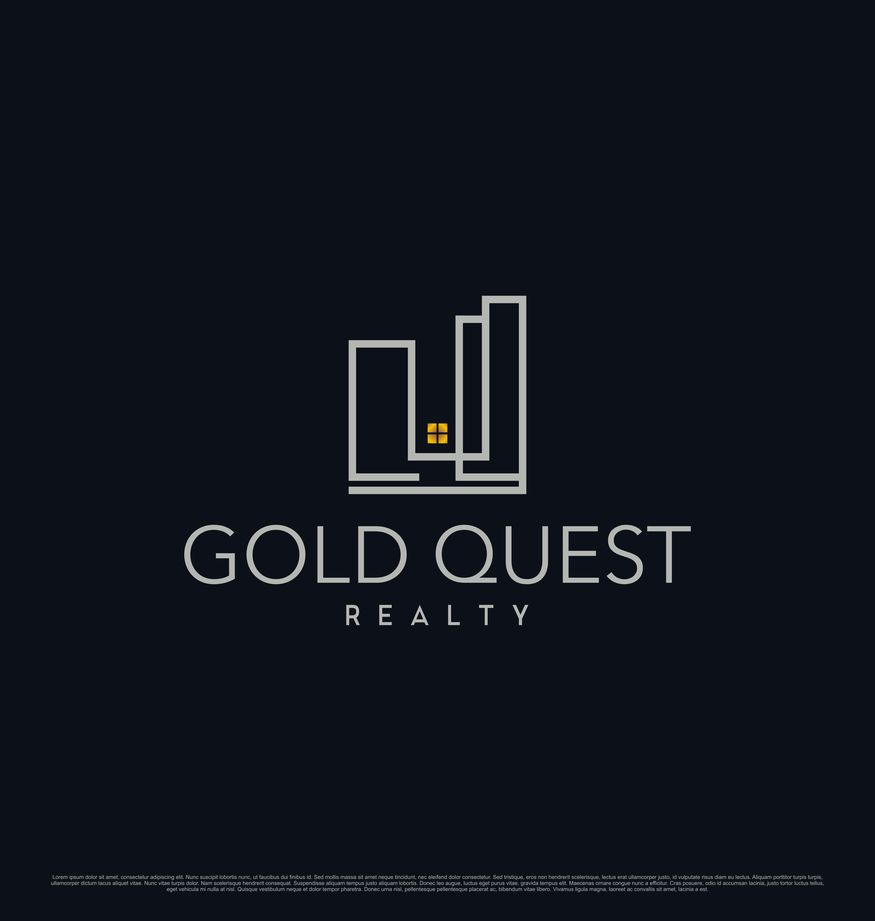 Diseño de Logo por saesean para Gold Quest Realty  | Diseño #29956773