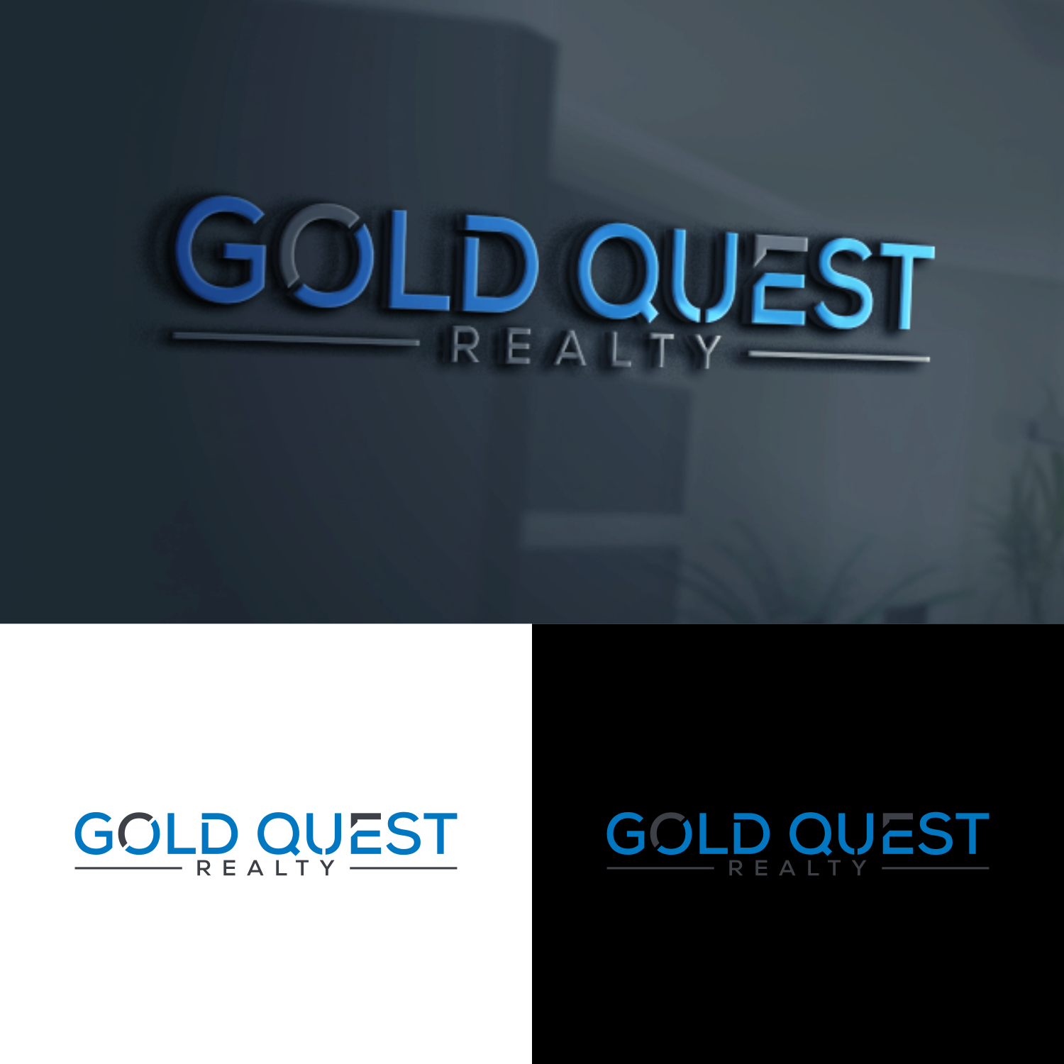 Logo Design by semarco for Gold Quest Realty  | Design #29942564