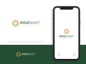 Logo Design by COLOUR CREATIVE for Gold Quest Realty  | Design #29965883