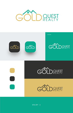 Logo Design by Maxo-Biz for Gold Quest Realty  | Design: #29943942