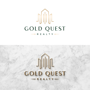 Logo Design by ChicGraphix for Gold Quest Realty  | Design: #29980726