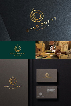 Logo Design by step forward 2 for Gold Quest Realty  | Design: #29941875
