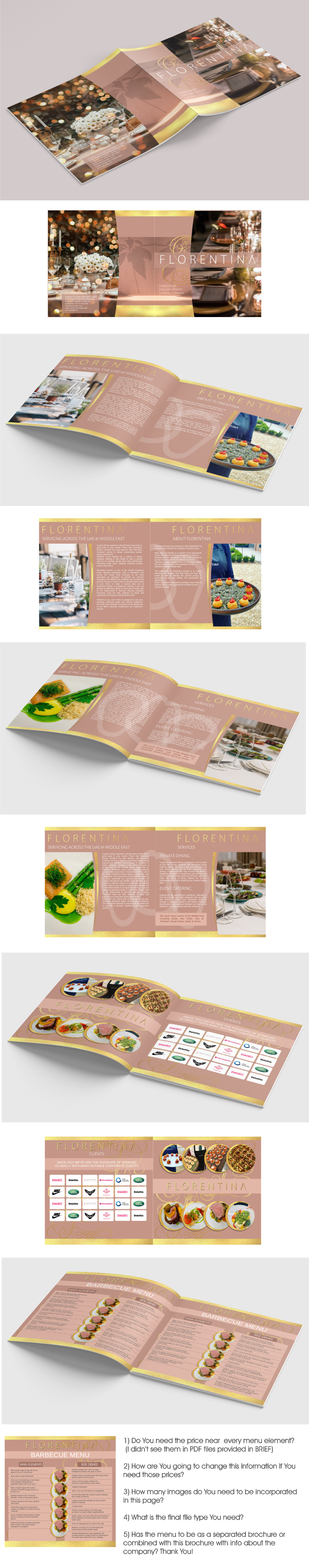 Brochure Design by elveneclipse for Florentina events ltd | Design: #29958705