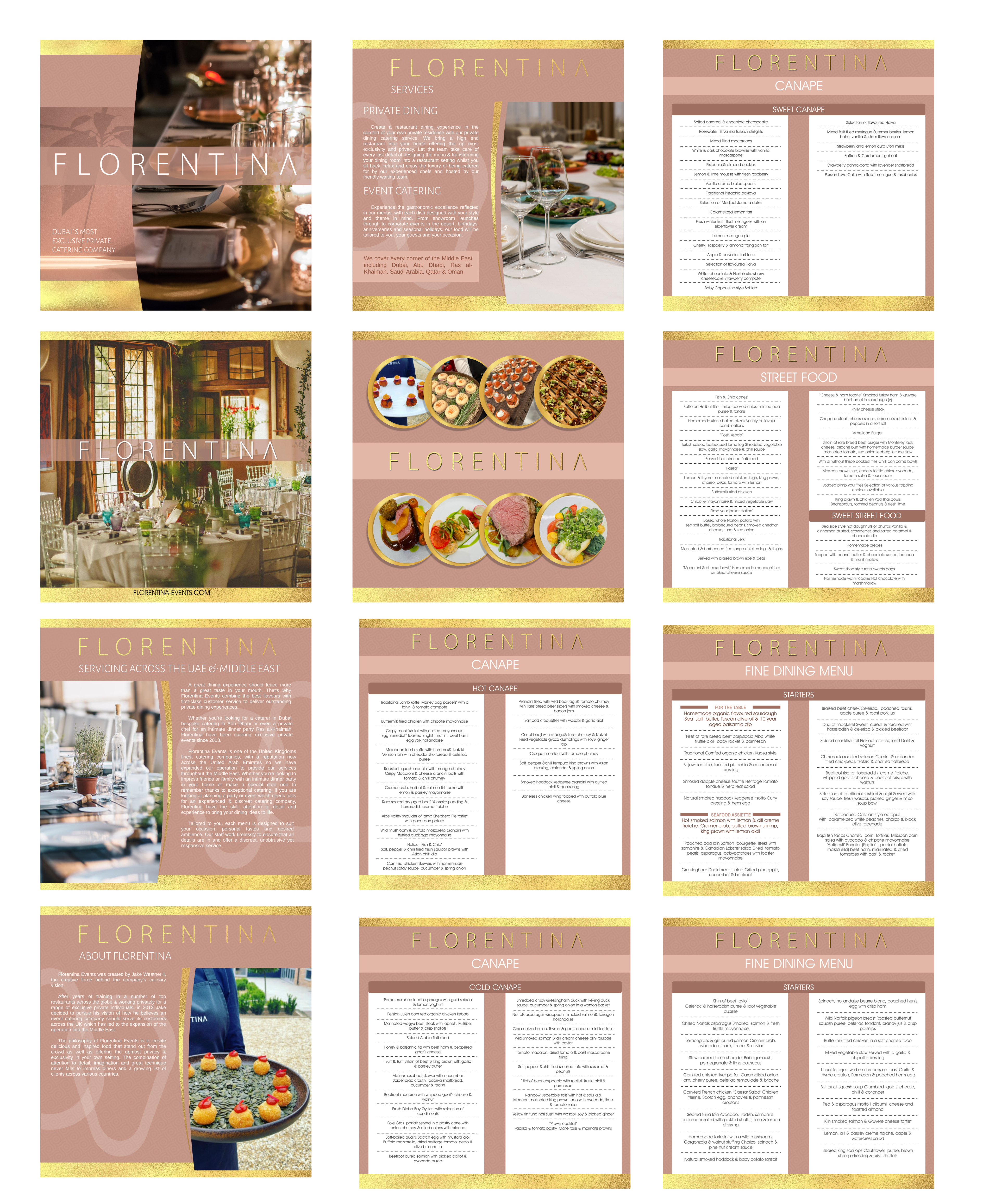 Broschüren-Design von elveneclipse für Florentina events ltd | Design #29972442