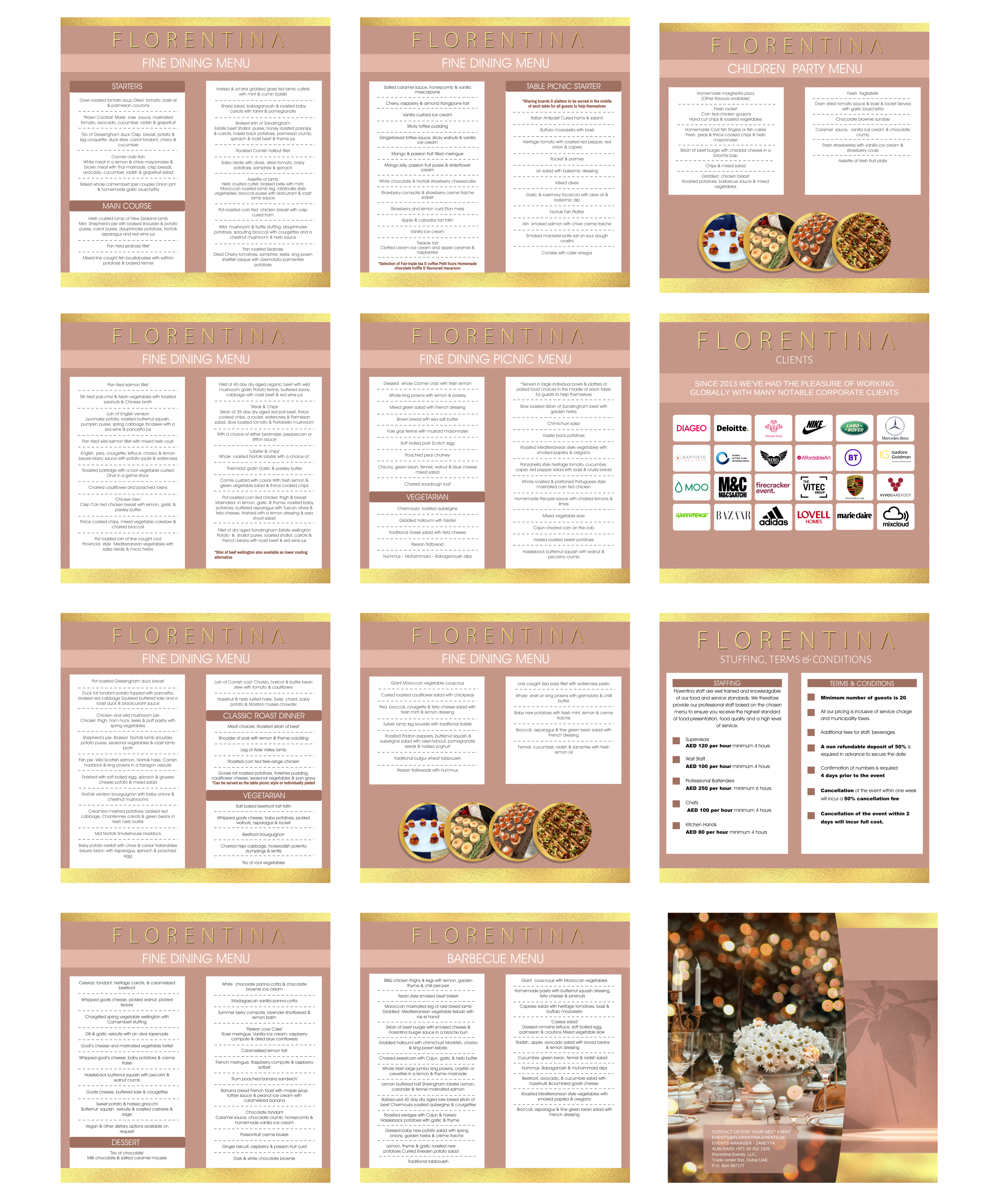 Broschüren-Design von elveneclipse für Florentina events ltd | Design #29972458