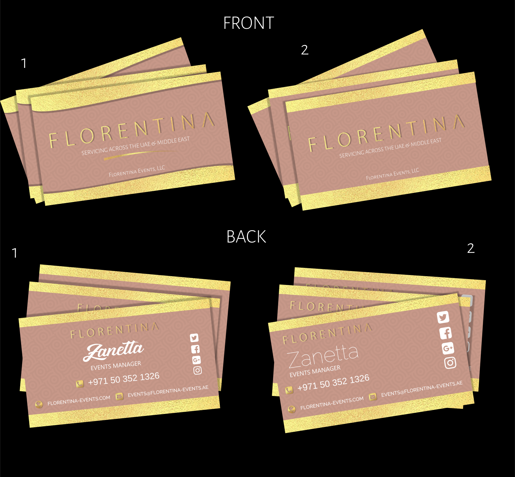 Broschüren-Design von elveneclipse für Florentina events ltd | Design #29979562