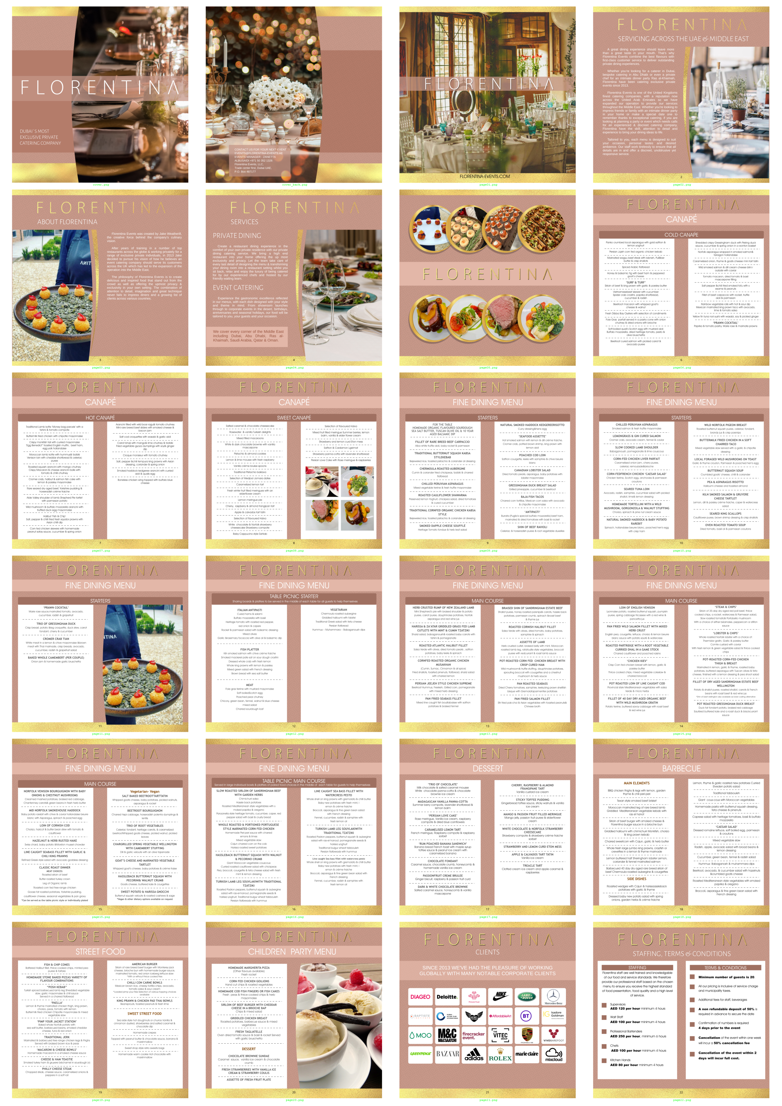 Brochure Design by elveneclipse for Florentina events ltd | Design #30038196