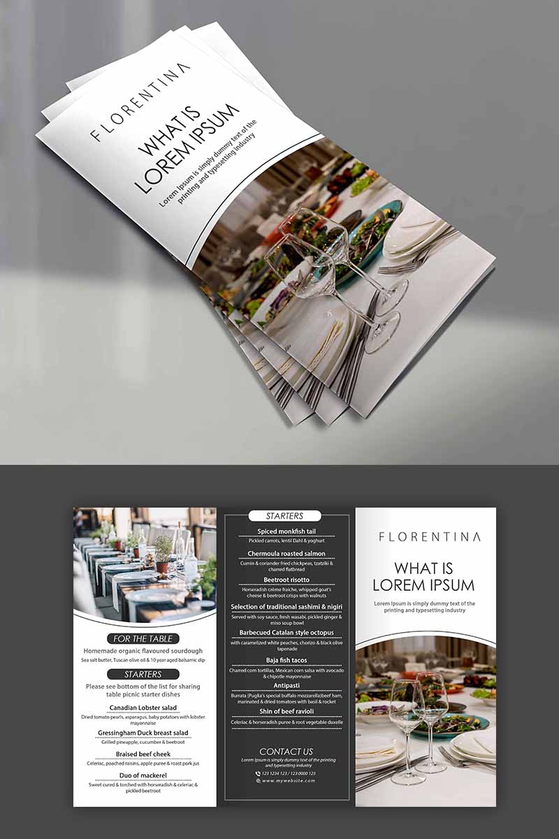 Brochure Design by n214008 for Florentina events ltd | Design #29960465