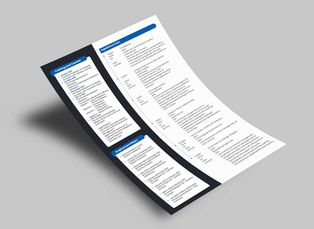 Resume Design by VirtueDesignPro for this project | Design #29953639