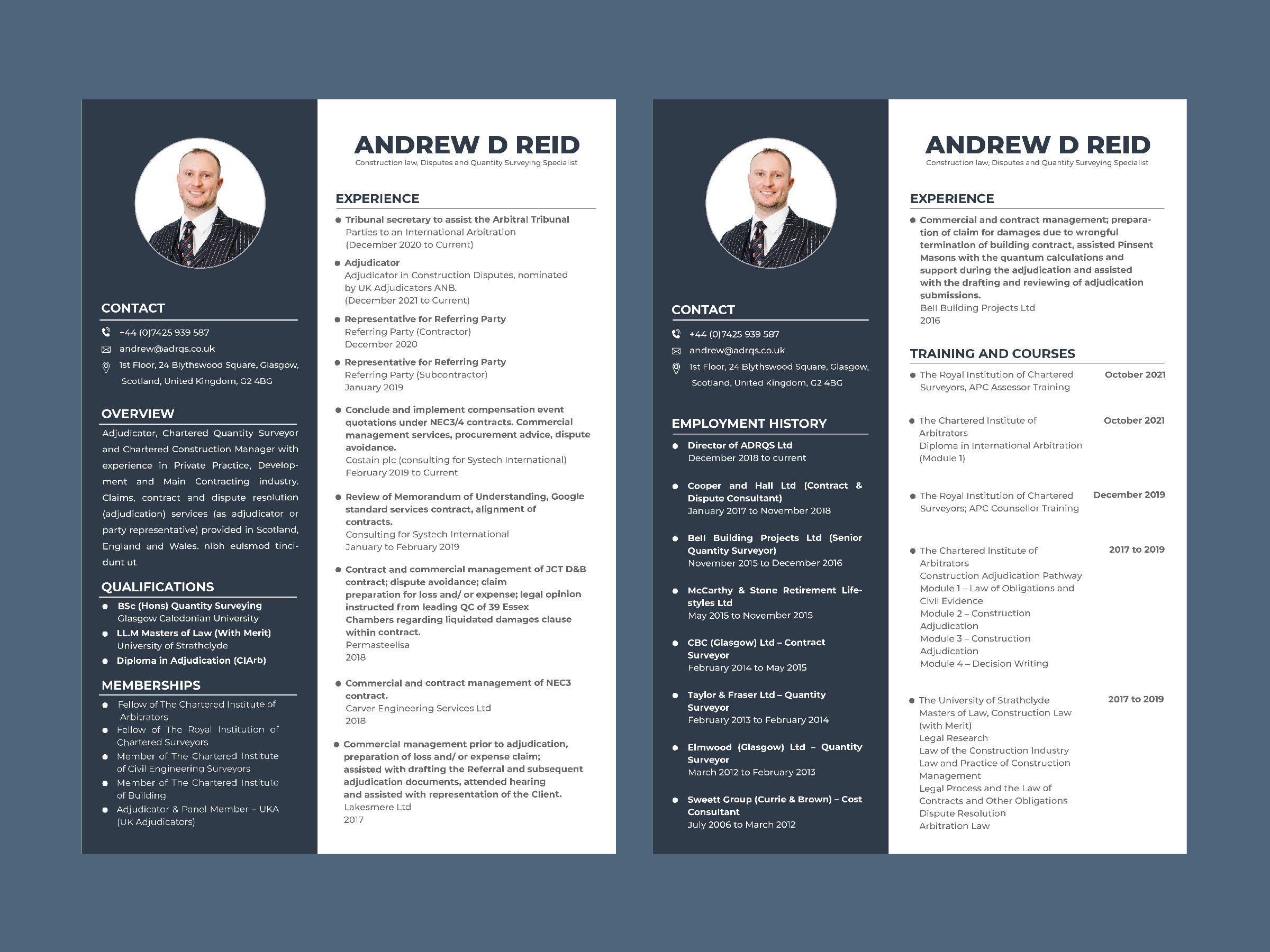 Resume Design by Hammad CreationZ for this project | Design #29951135