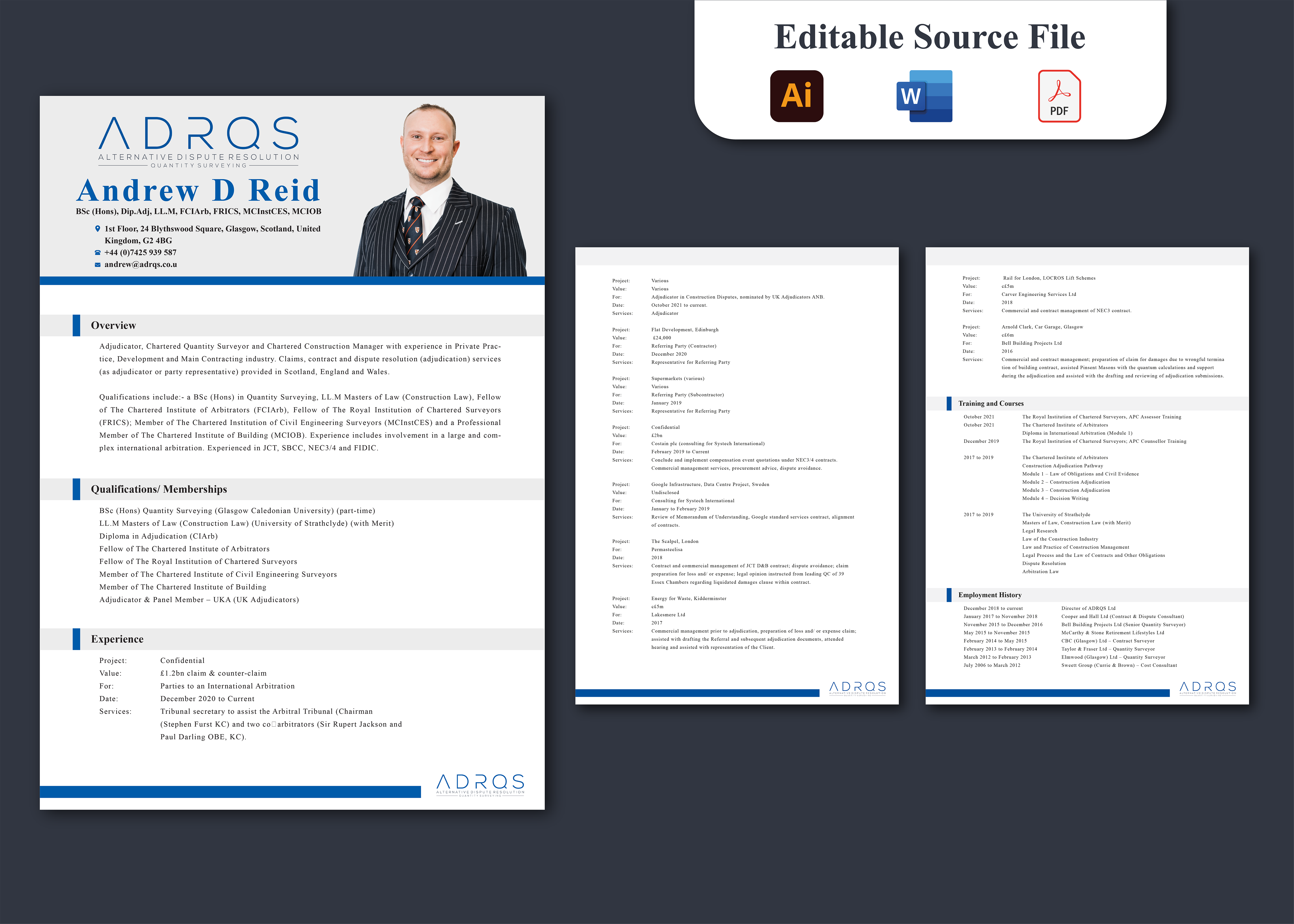 Design de CV par Riyad pour ce projet | Design #29950427