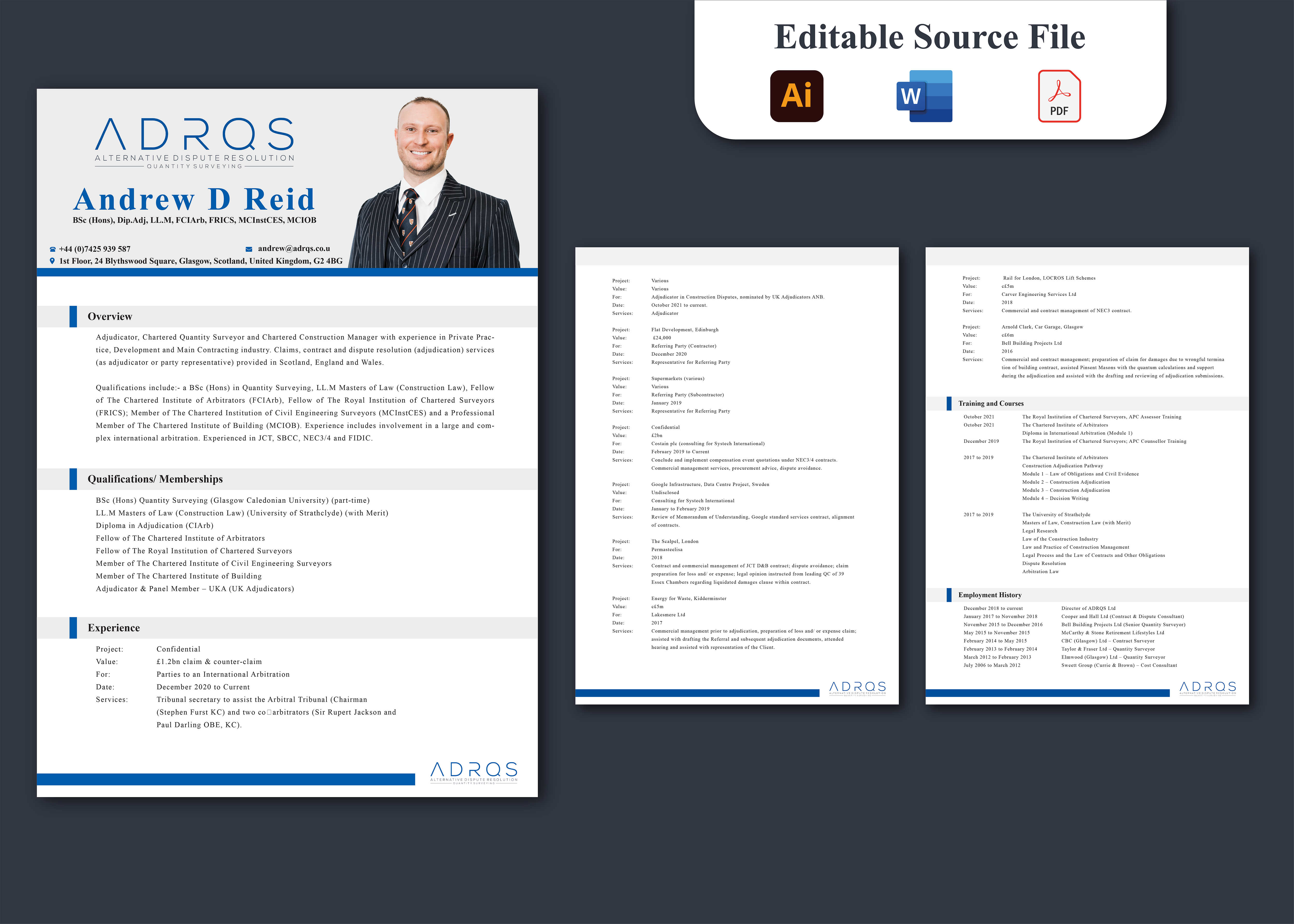 Resume Design by Riyad for this project | Design #29950468