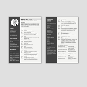 Resume Design by Inventive Design for this project | Design: #29950784