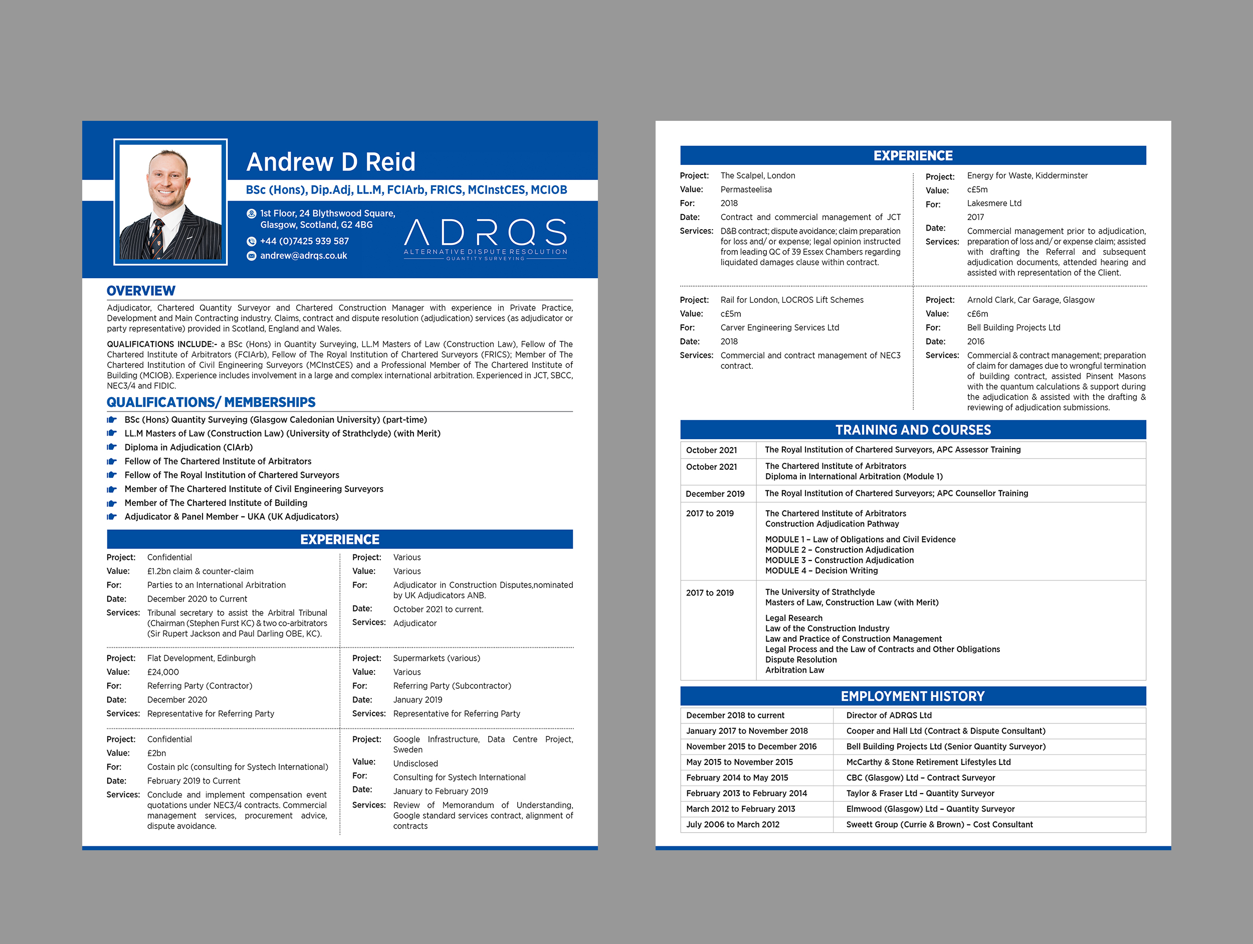 Resume Design by GraphicsGuru for this project | Design #29951312
