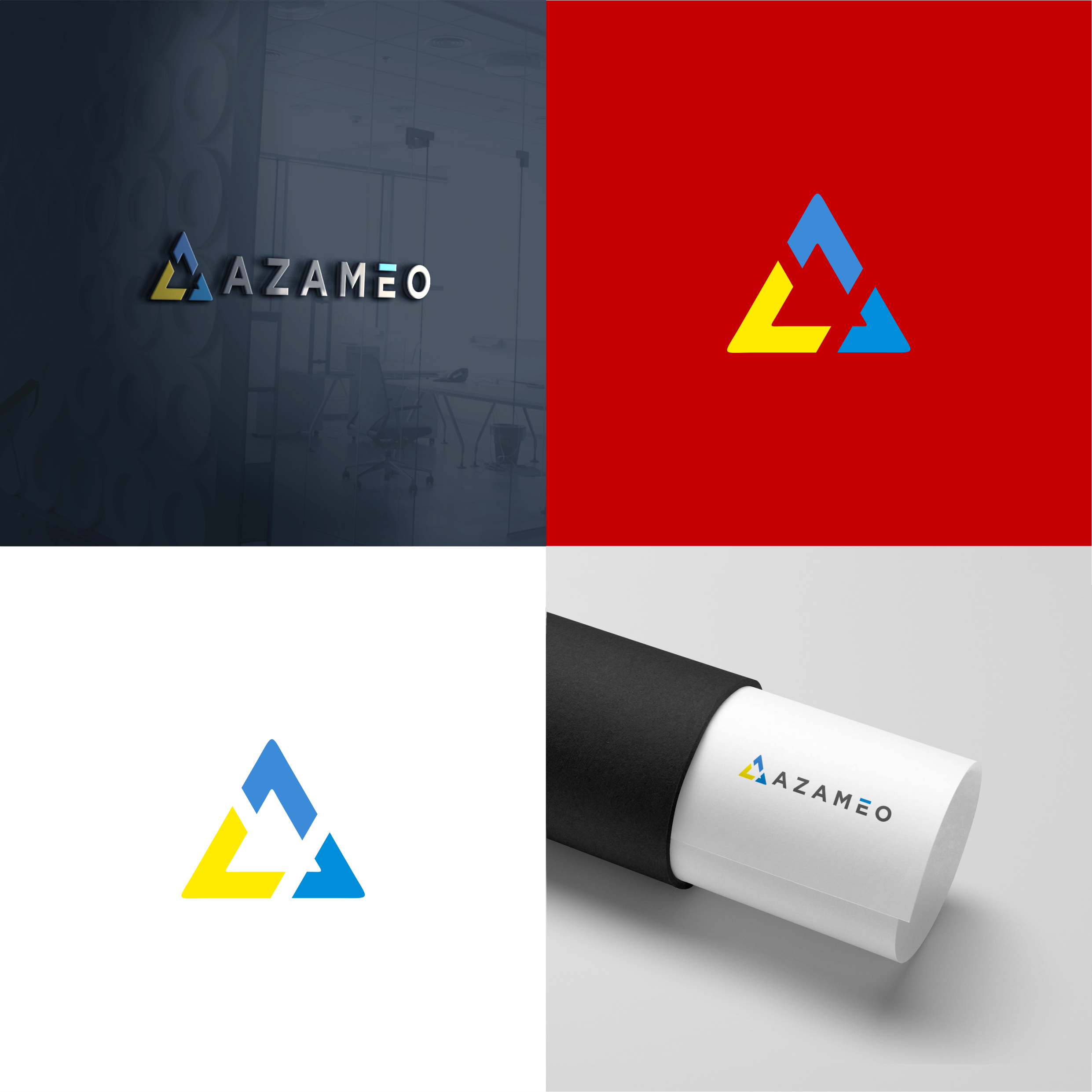 Logo Design by S@LM@™ for Azameo | Design #29994427