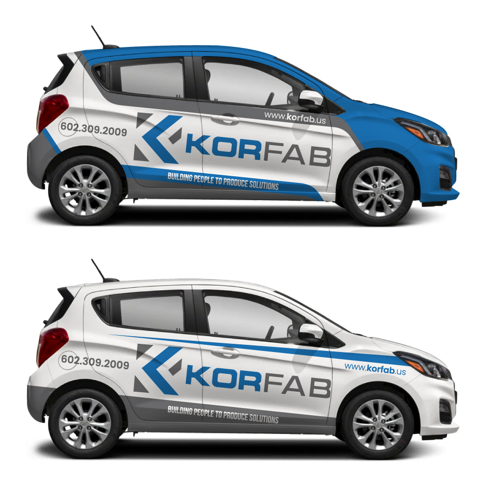 Car Wrap Design by Yoga Tri for All Things Metal | Design #29965773