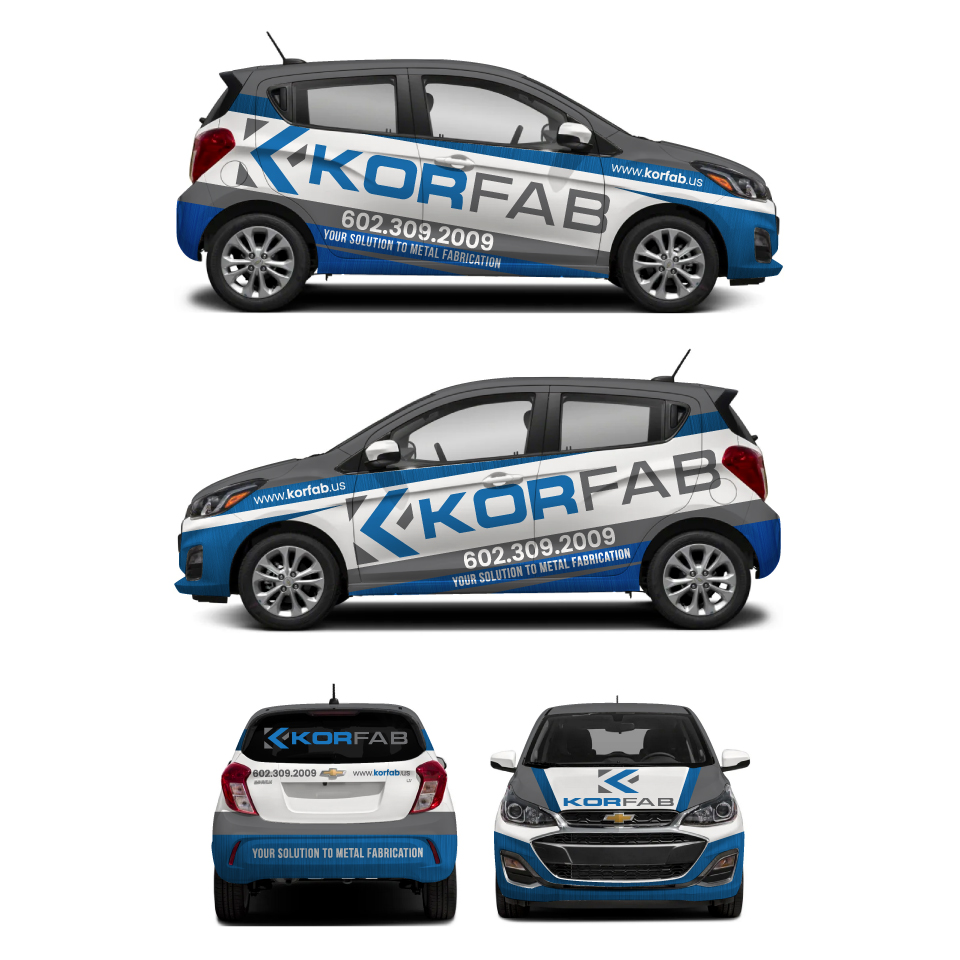 Car Wrap Design by Yoga Tri for All Things Metal | Design #30028982