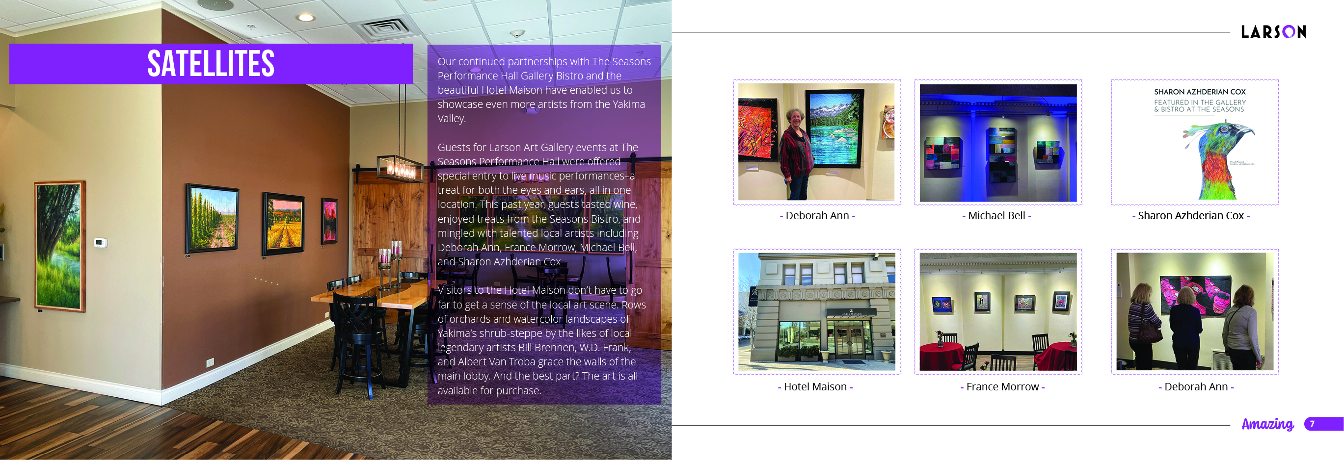 Catalogue Design by Vyacheslav65 for Larson Gallery | Design #29958280
