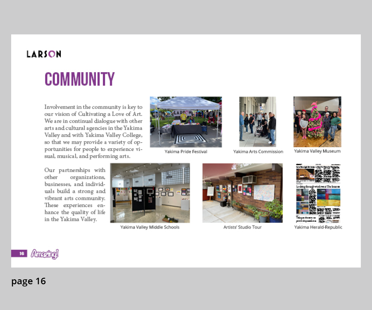 Catalogue Design by Peppermint_grafik for Larson Gallery | Design #29974830