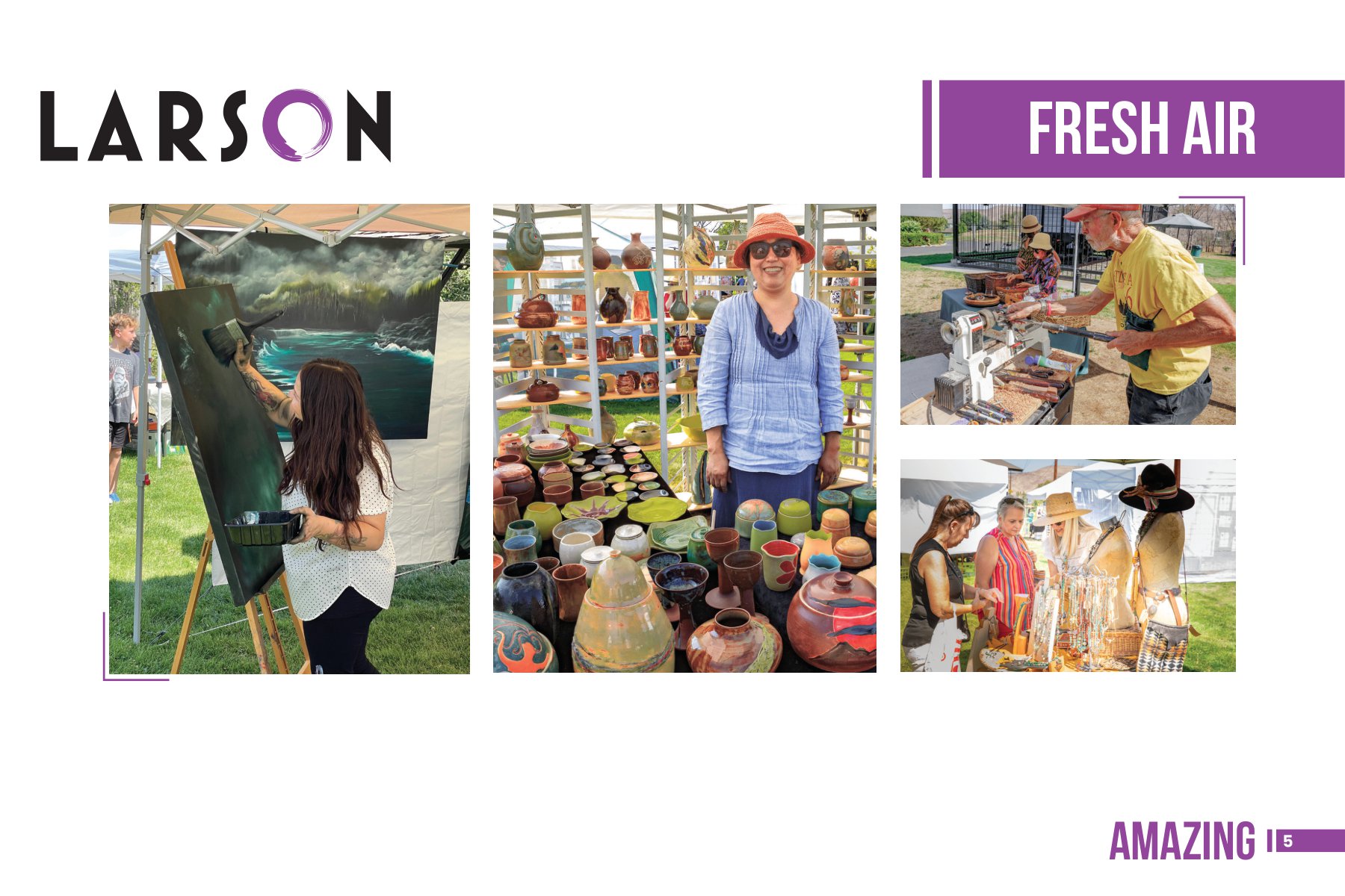 Catalogue Design by Genex Designs for Larson Gallery | Design #29976852