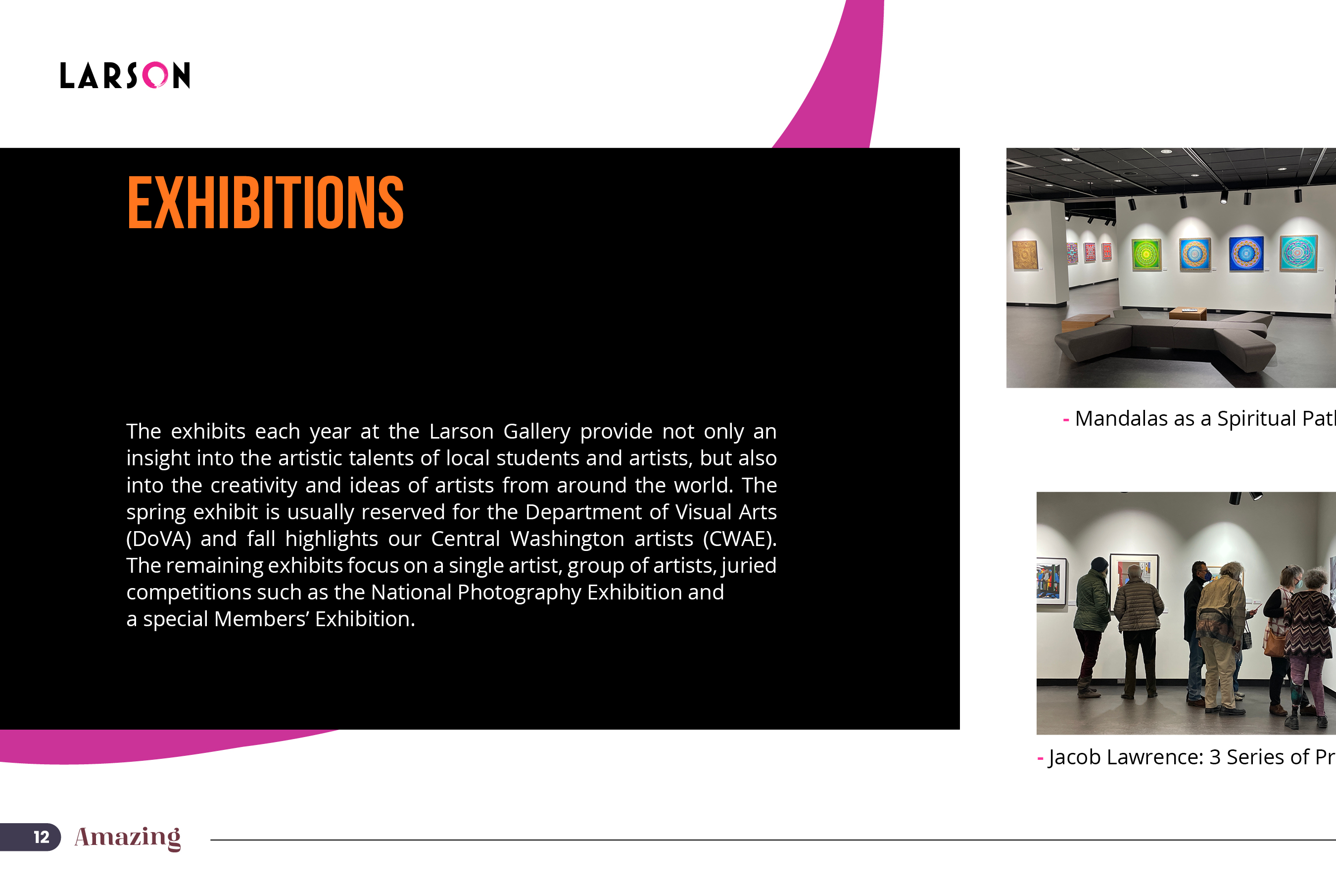 Catalogue Design by sheehan_demetillo for Larson Gallery | Design #29959806