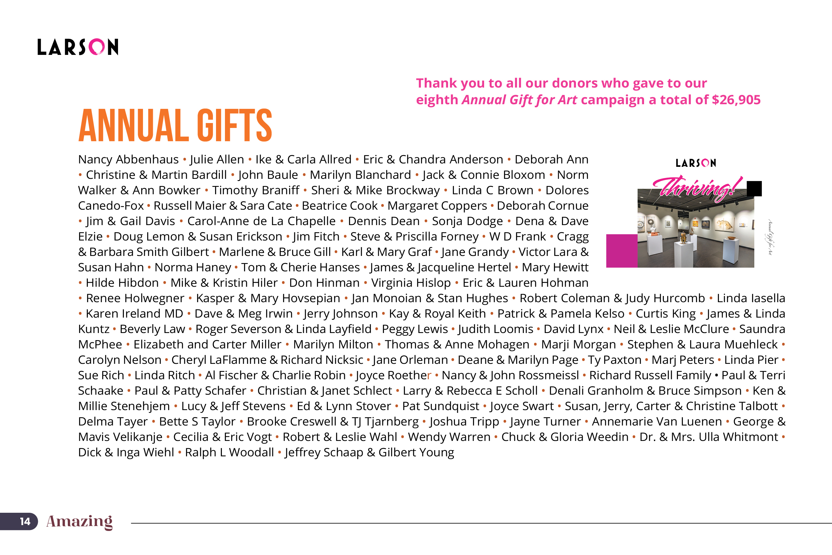Catalogue Design by sheehan_demetillo for Larson Gallery | Design #29959807