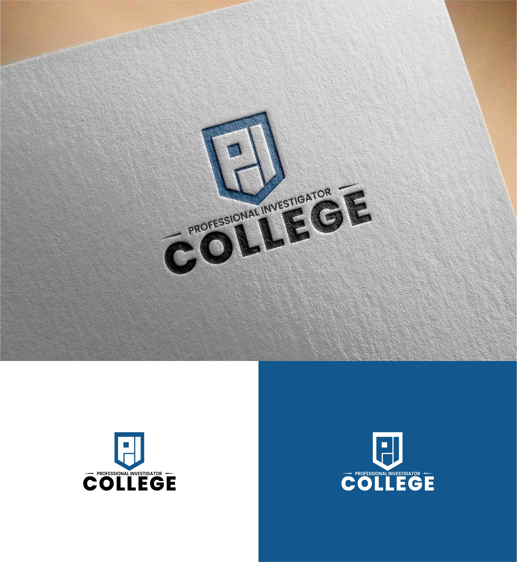 Logo Design by DesiGiNe for PI College | Design #29987395