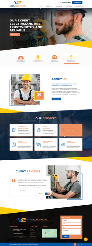 Web Design by Ved Web Services for this project | Design #29960751