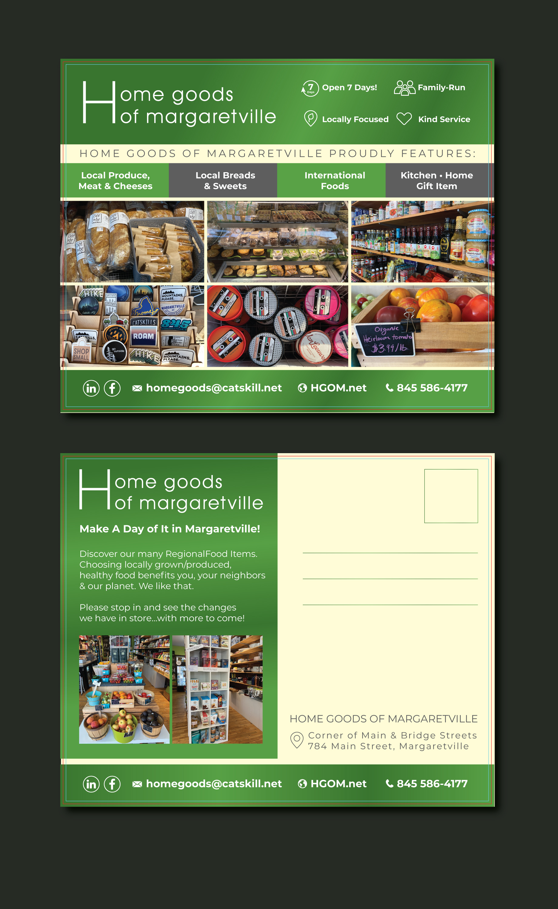 Postcard Design by saurov for Locust Grove Enterprises | Design #29950422