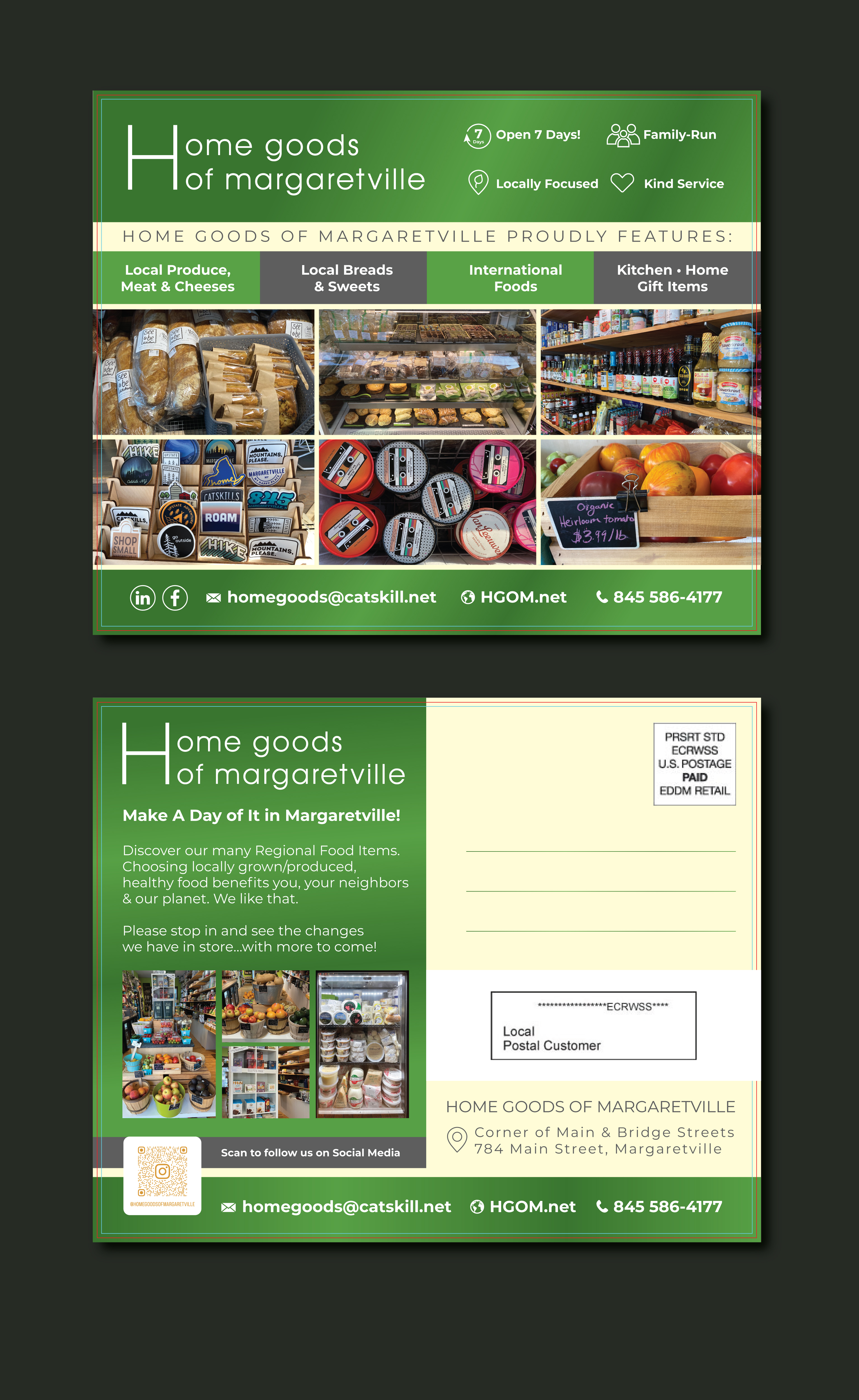 Postcard Design by saurov for Locust Grove Enterprises | Design #30023042