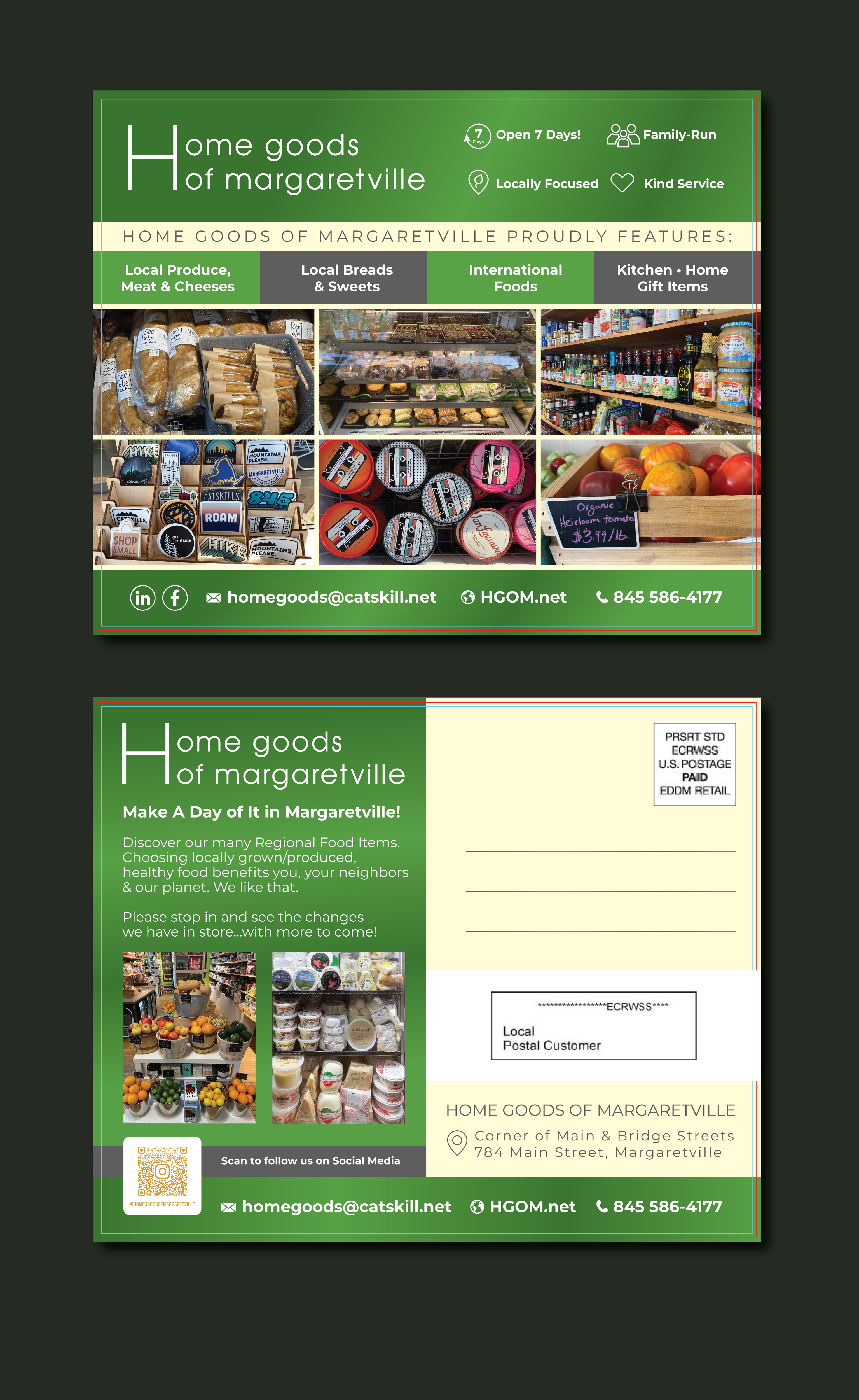 Postcard Design by saurov for Locust Grove Enterprises | Design #30023288