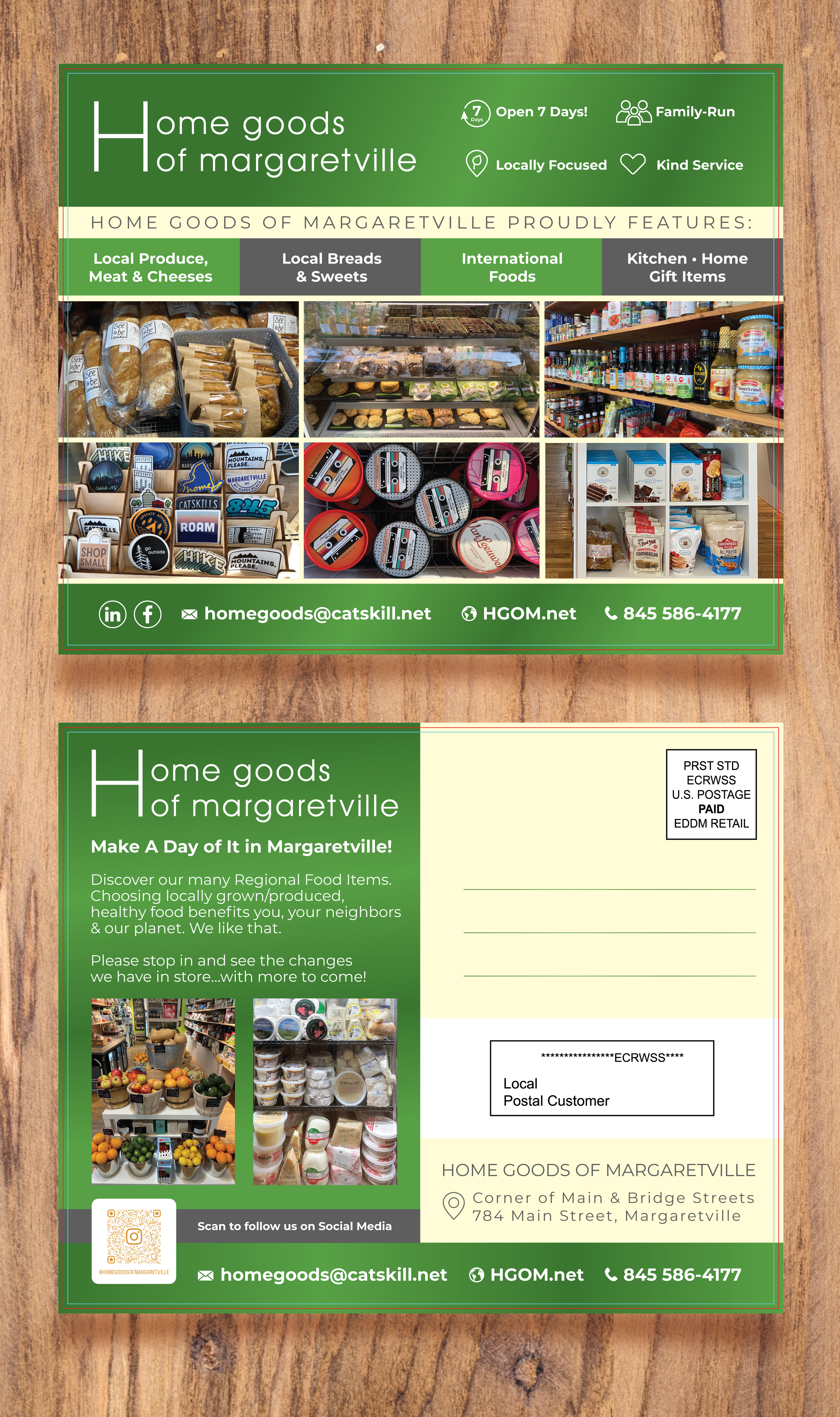 Postcard Design by saurov for Locust Grove Enterprises | Design #30087325