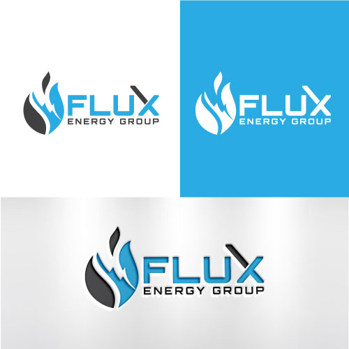 Logo Design by Cliping_path for Flux Energy Group, Inc. | Design #29957066