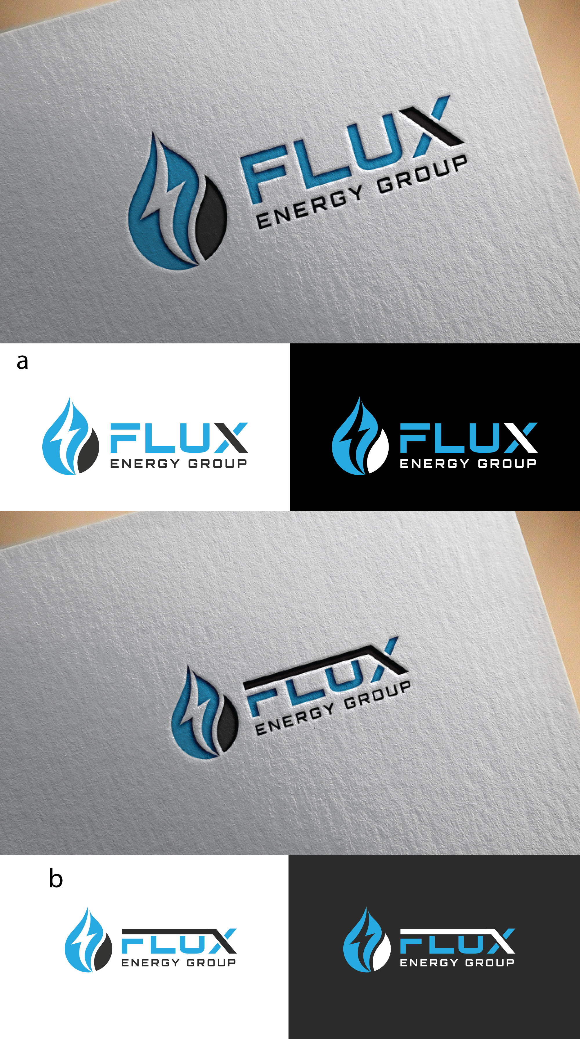 Logo Design by RRR Design for Flux Energy Group, Inc. | Design #29966731