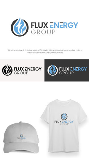 Logo Design by Design Athics for Flux Energy Group, Inc. | Design: #29961541
