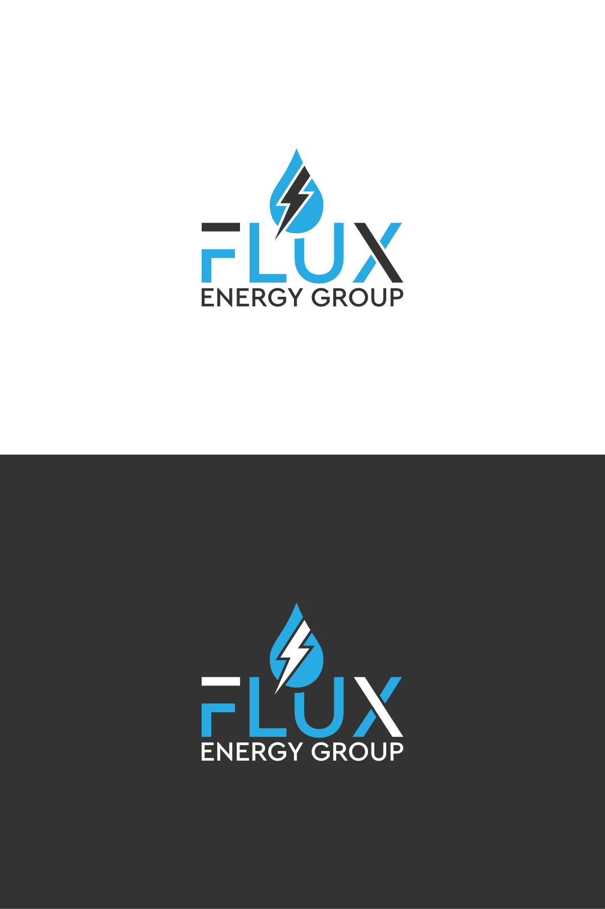 Logo Design by Clego for Flux Energy Group, Inc. | Design #29957112