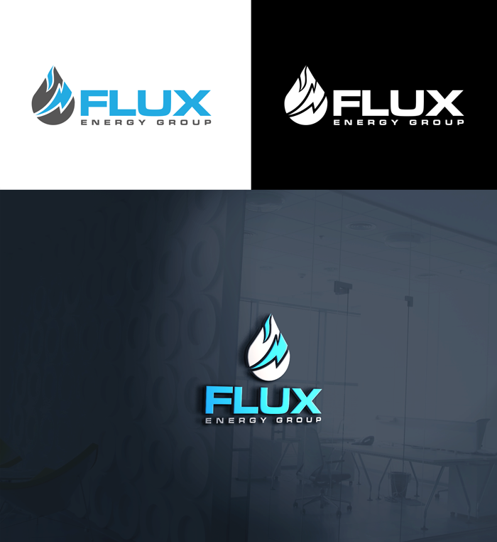 Logo Design by RA-bica for Flux Energy Group, Inc. | Design #29961041