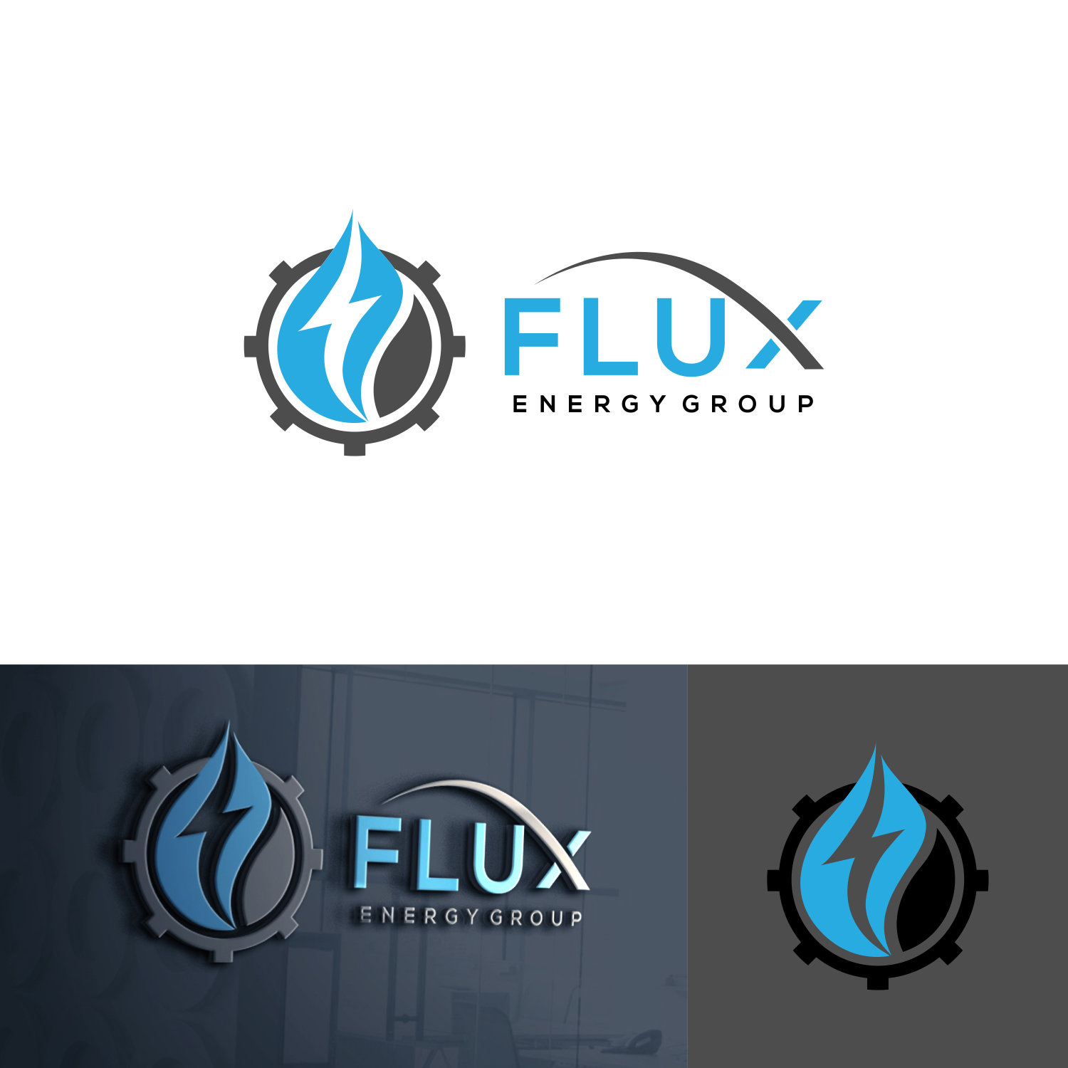 Logo Design by albantani_design for Flux Energy Group, Inc. | Design #29962032