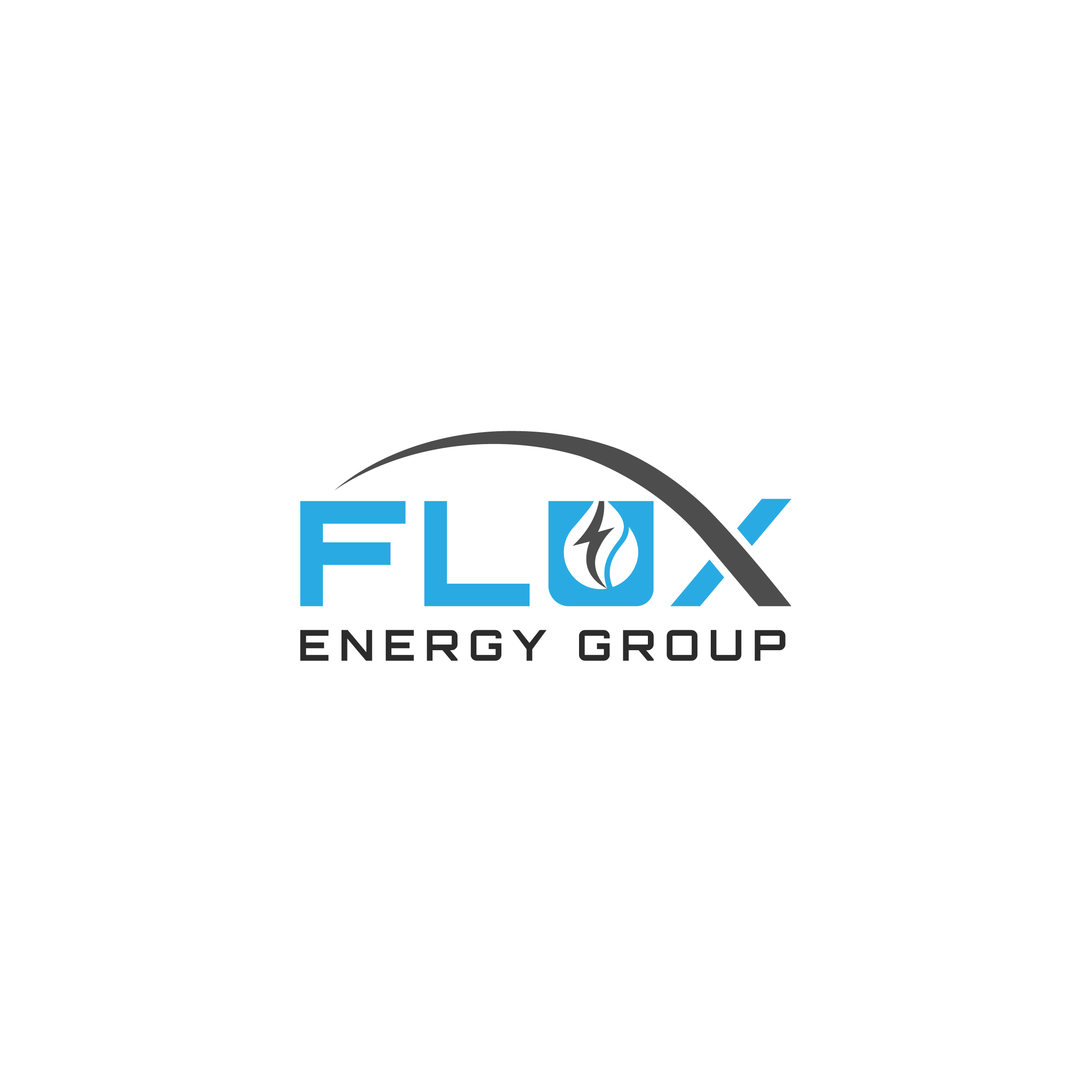 Logo Design by wing design for Flux Energy Group, Inc. | Design #29972044