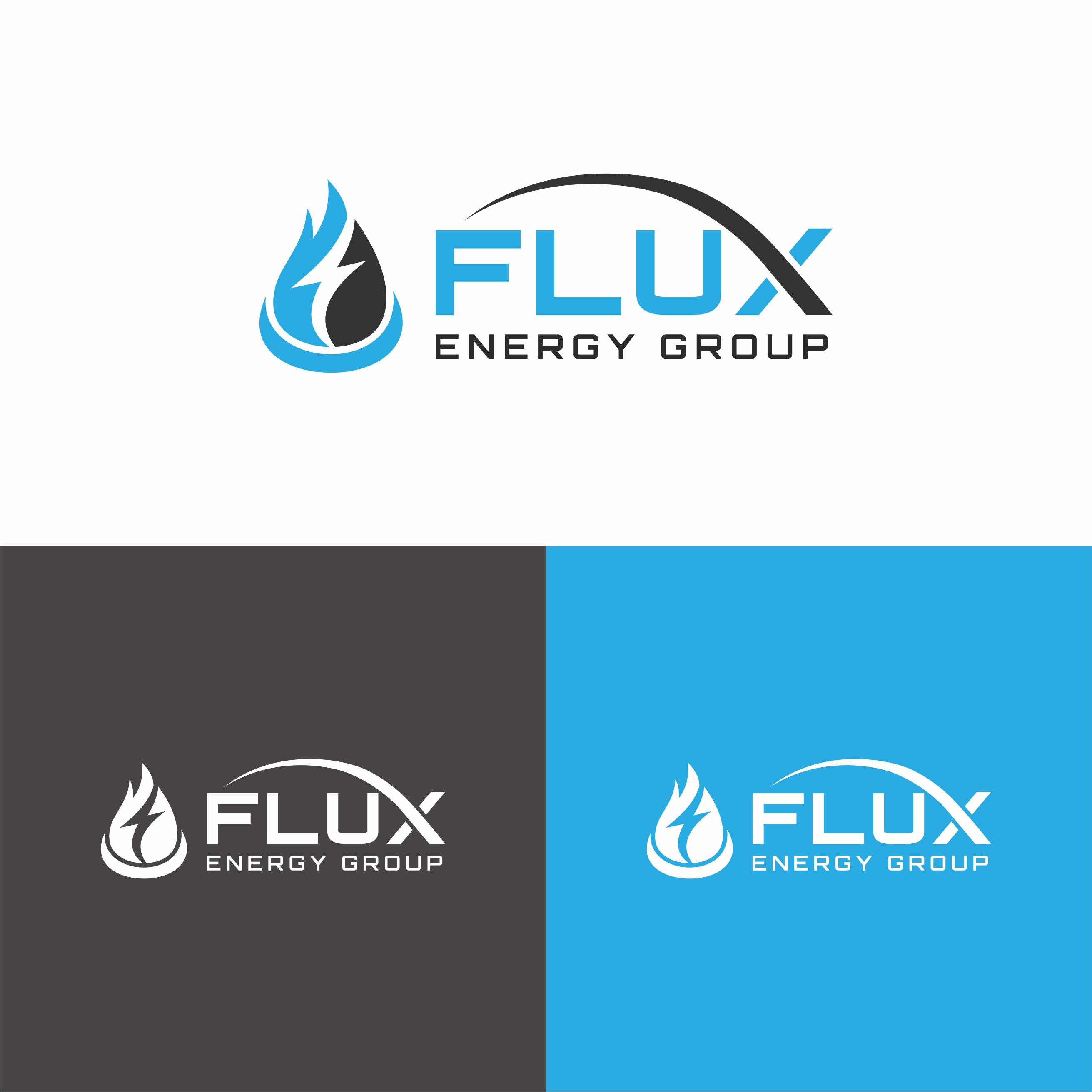 Logo Design by achil78 for Flux Energy Group, Inc. | Design #29959978