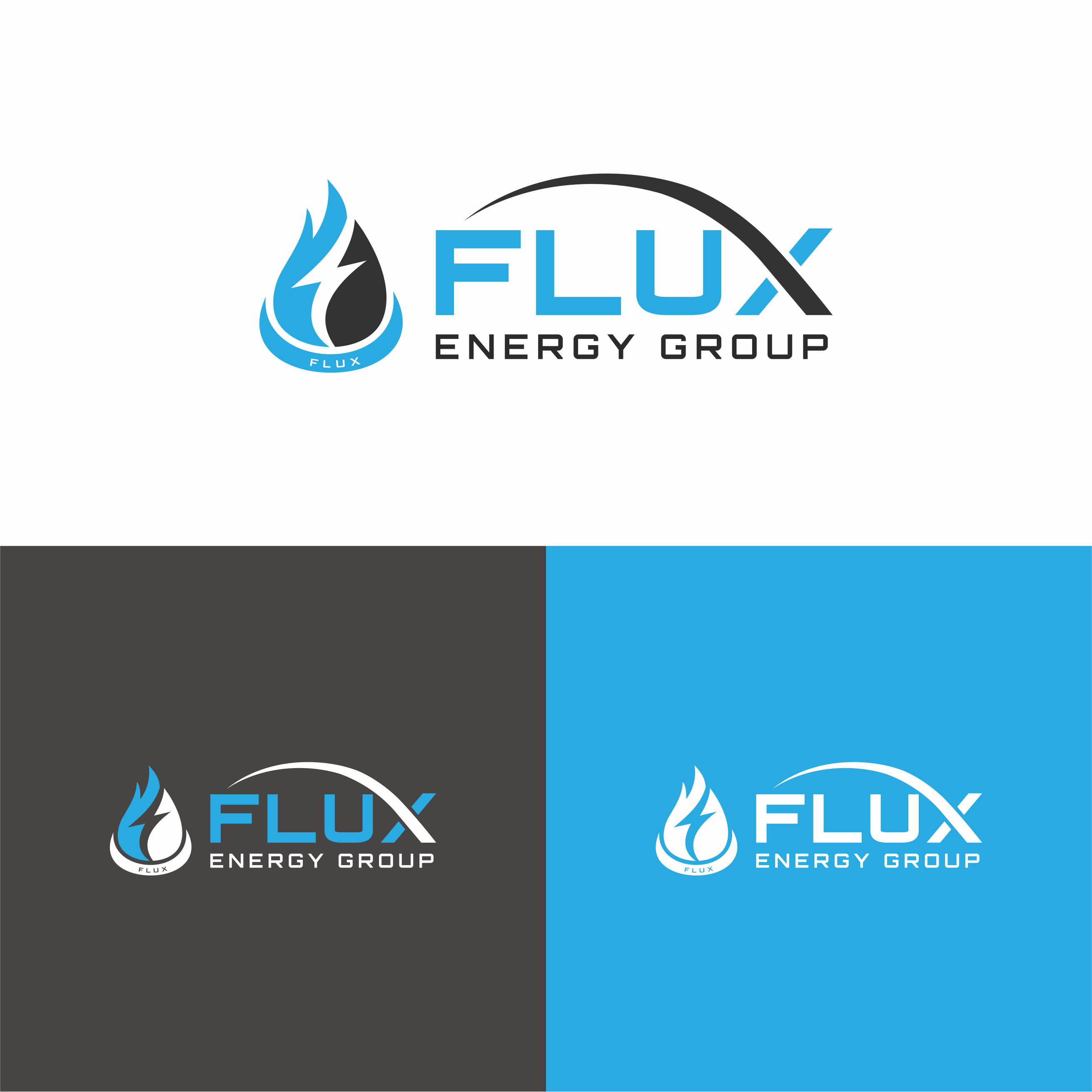 Logo Design by achil78 for Flux Energy Group, Inc. | Design #29960043