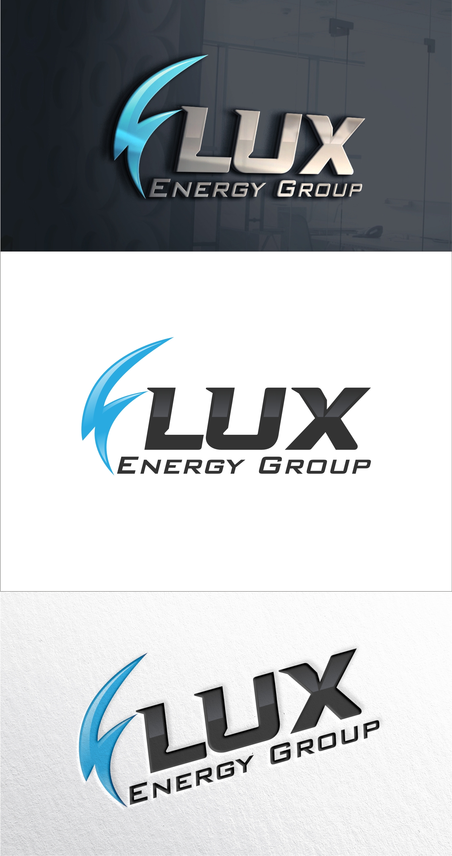 Logo Design by Soul Light for Flux Energy Group, Inc. | Design #29980626